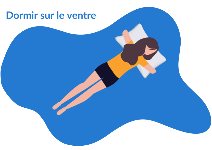 dormir sur le ventre sans oreiller